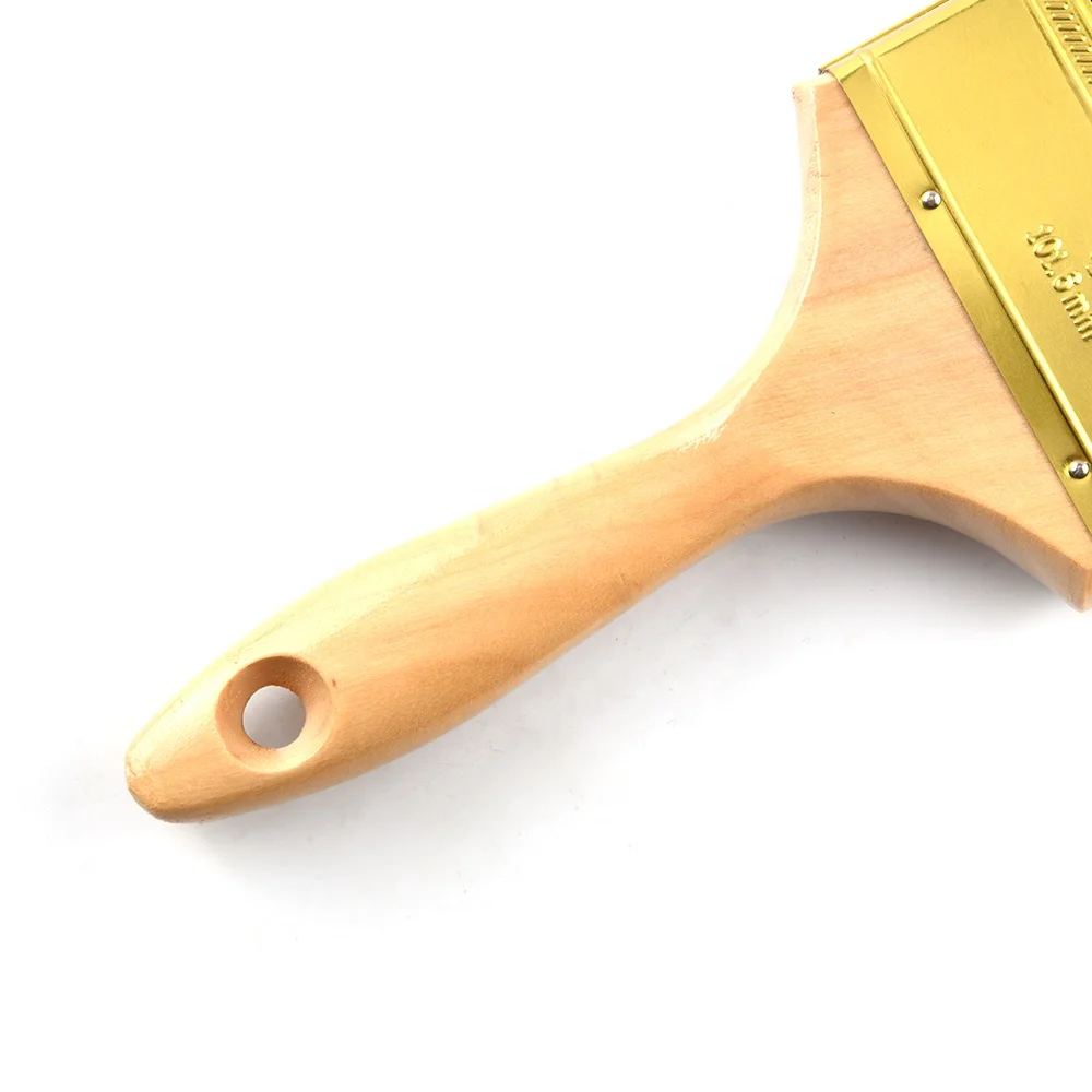 Beautiful wooden handle  with Tapered filament   OEM Paint brush