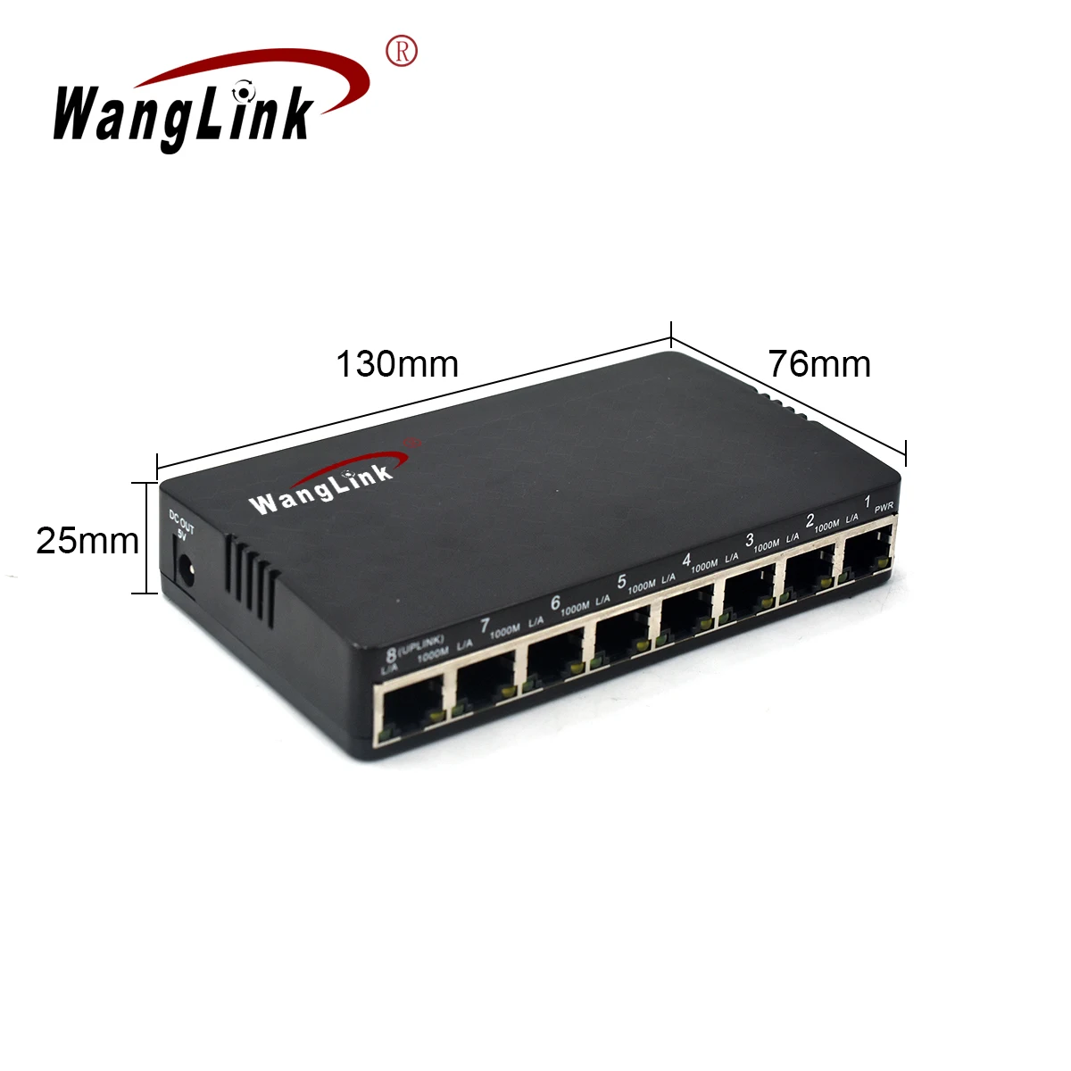 Wanglink 8 port switch poe reverse gigabit network manufacturers for surveillance