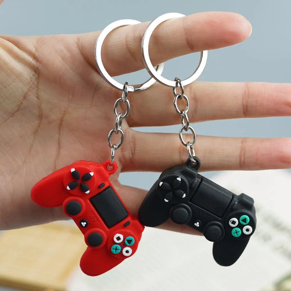 Милая сумка аксессуары ПВХ мини консоль шейкер 3D игровой контроллер брелки для женщин и мужчин