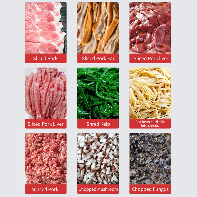 Frozen fully automatic bacon making machines grinders slicers electric meat grinder machine for kitchen