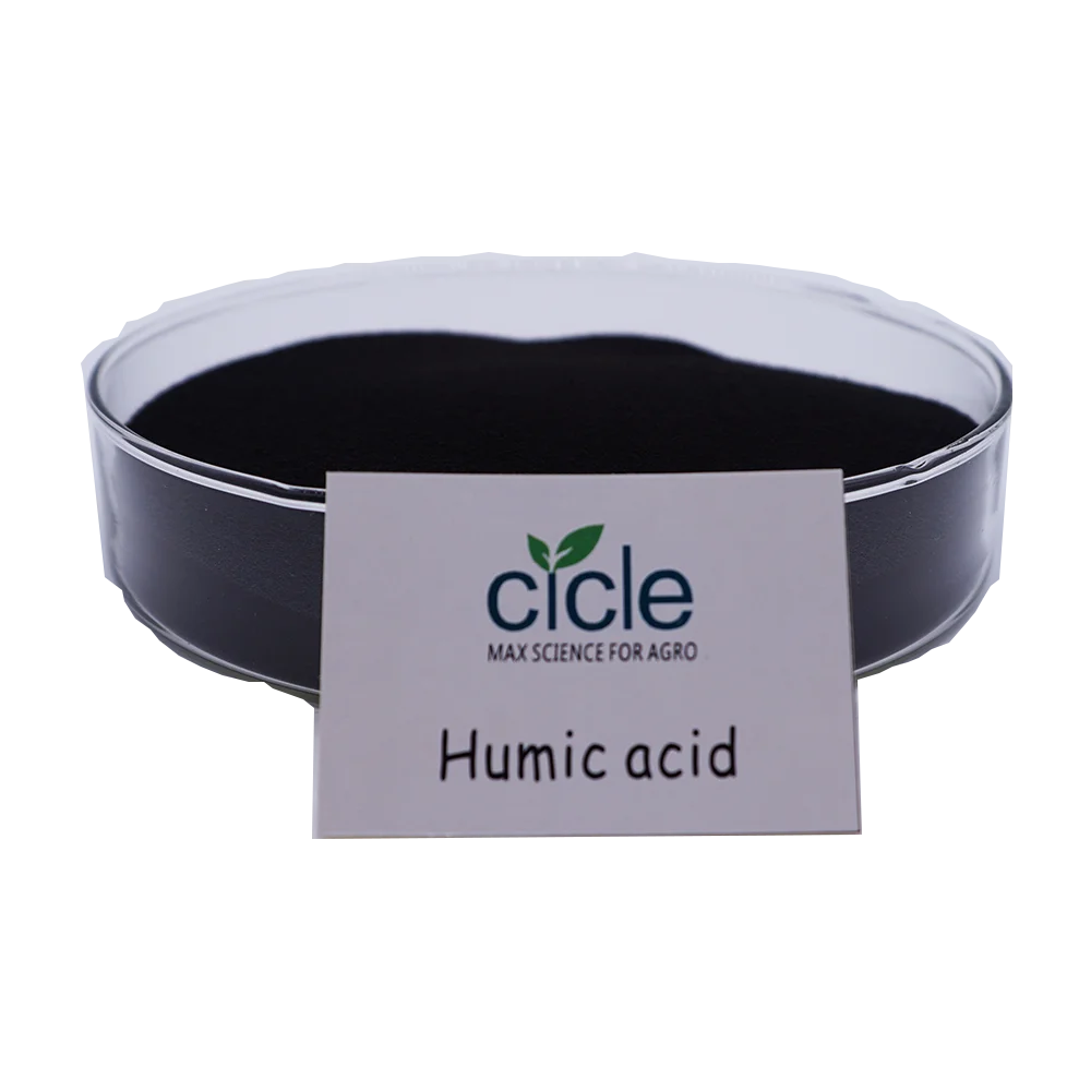 Порошок гуминовой кислоты высокой чистоты 45 100% водорастворимое органическое удобрение гуминовая кислота заводская цена