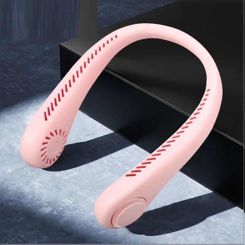 Manufactory Rechargeable Bladeless Neck Fan Cooler Hot on Amazon/Ebay Handheld USB Mini Fan for Gifts