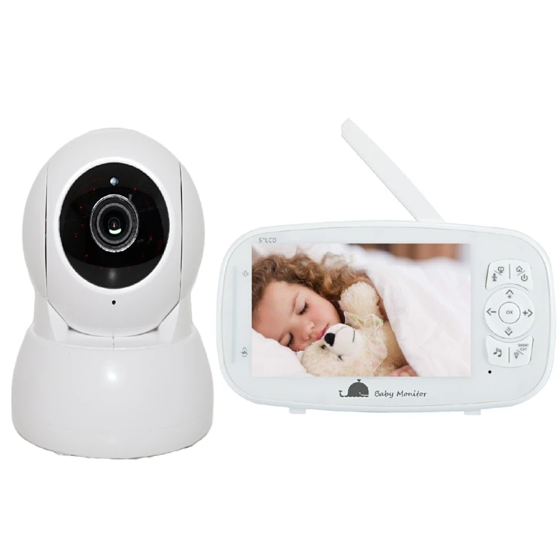 5 inch Indoor Home Baby Monitor And Sound Mini Cctv Camera Audio Only Spy Camera Security Wifi