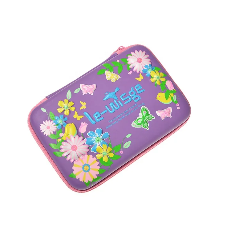 3D Large Capacity Multi Functional High Quality Eva Pencil Case For School Kids Factory Custom Pattern Cartoon Hard Pencils Case