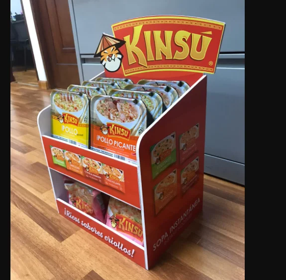 Professional eco friendly pvc foam board sintra factory custom display counter free for promotion food store stand brands