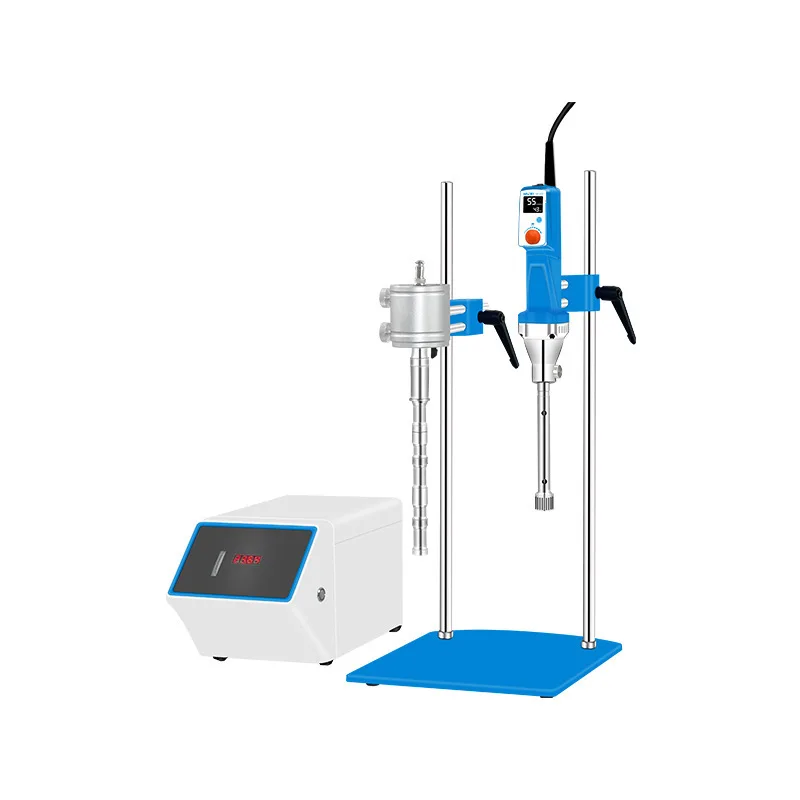 High speed dispersing shear mixer Graphene silicon oxide carbon nanotube gel resin 10L lab ultrasonic emulsification homogenizer