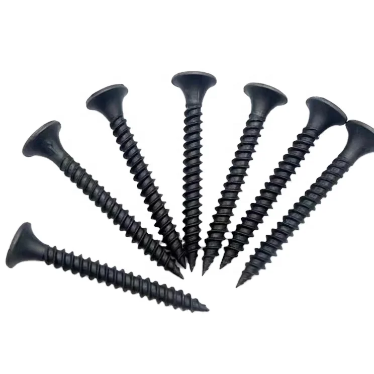 Galvanized Black Drywall Screw Quality Guaranteed Carbon Steel Grade 4.8 8.8 12.9 Free Secrew 2 Inch Black DIN 15 Days 500 Pcs