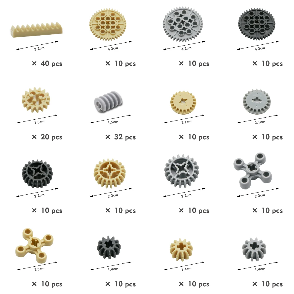 Wholesale Technic Gear Set 650Pcs Vehicle Wheel Assembles Particles Compatible Legoly MOC Building Blocks Model DIY Kits