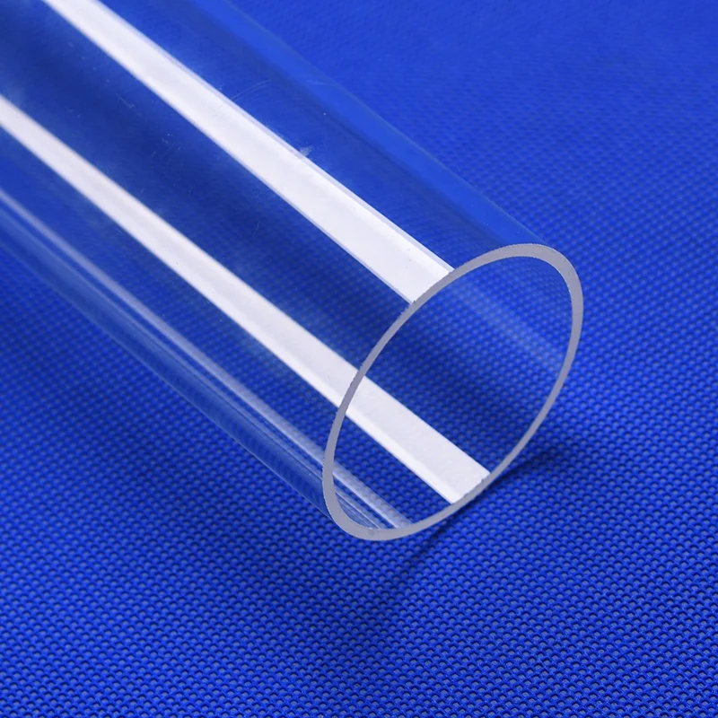 Quality factory supply transparent heated quartz glass tube reactor