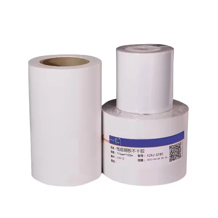 Professional customization of any size self-adhesive material jumbo roll thermal synthetic paper self adhesive label roll