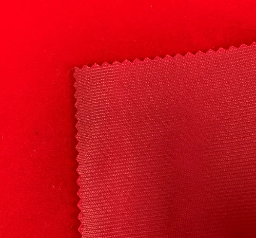 high quality 100% Poly soft feeling zeer velvet flocked fabric for jewelry package gift box