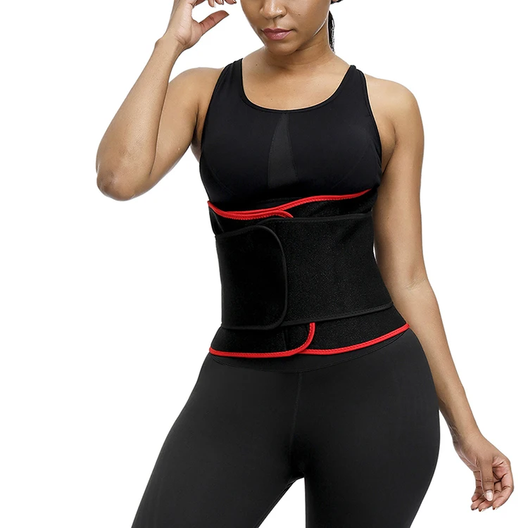 Top Selling Ultimate Necessary Red Sticker Steel Boned Workout Neoprene Waist Trainer Belt