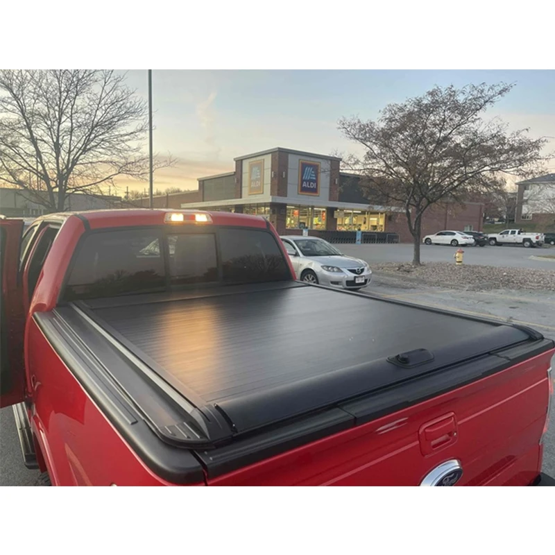 High Quality Aluminum Alloy Pickup Truck Bed Retractable Tonneau Cover For Toyota Tacoma 2022 2023