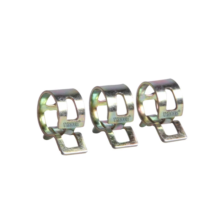 65Mn steel dacromet plated spring loaded pipe clamps