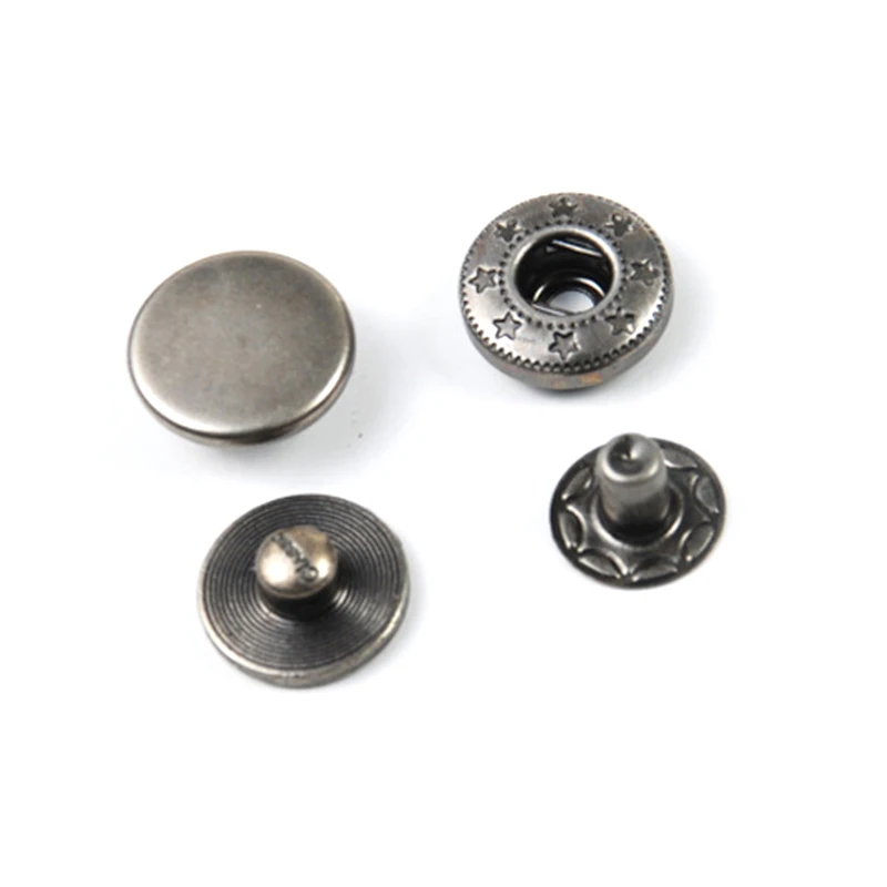 Factory Direct Supply Spring Press Stud Metal Spring Snap Button