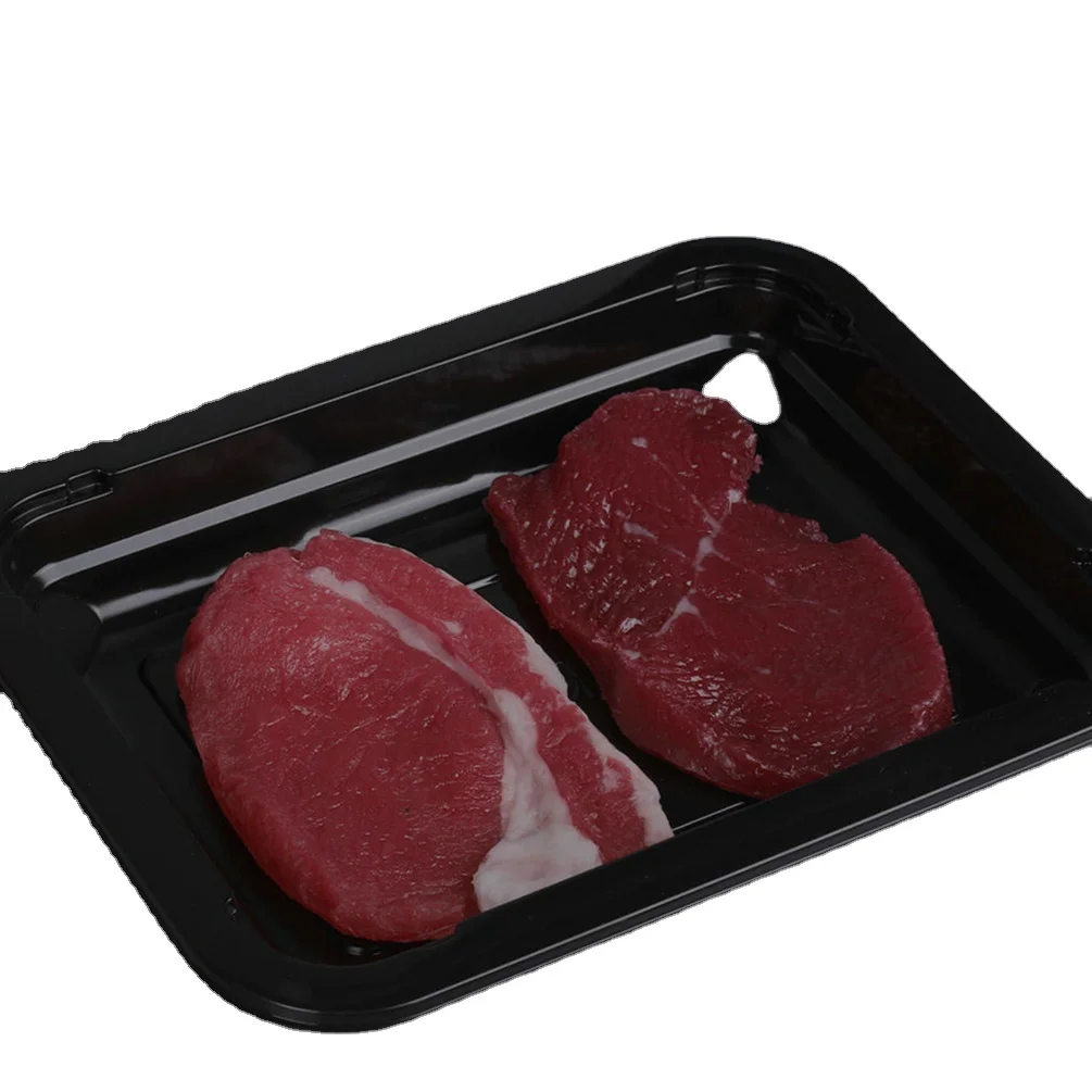 Vacuum Skin Packaging Plastic Fresh Beef Steak PP Disposable Food Packaging Meat Tray