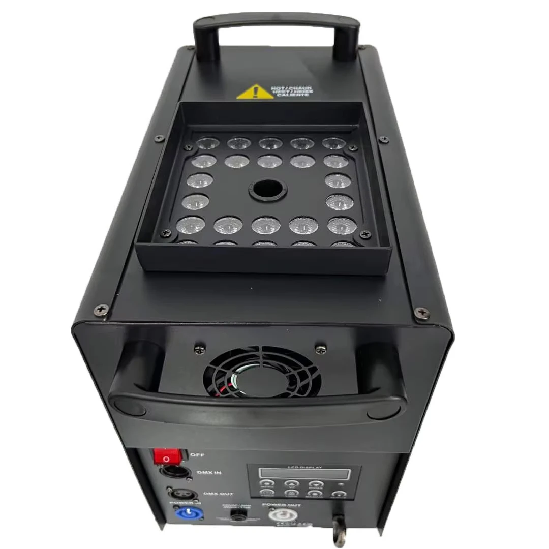 Factory direct sale 1500W Antari vertical led up smoke fog machine full color spray column professional nightclub dj disco party