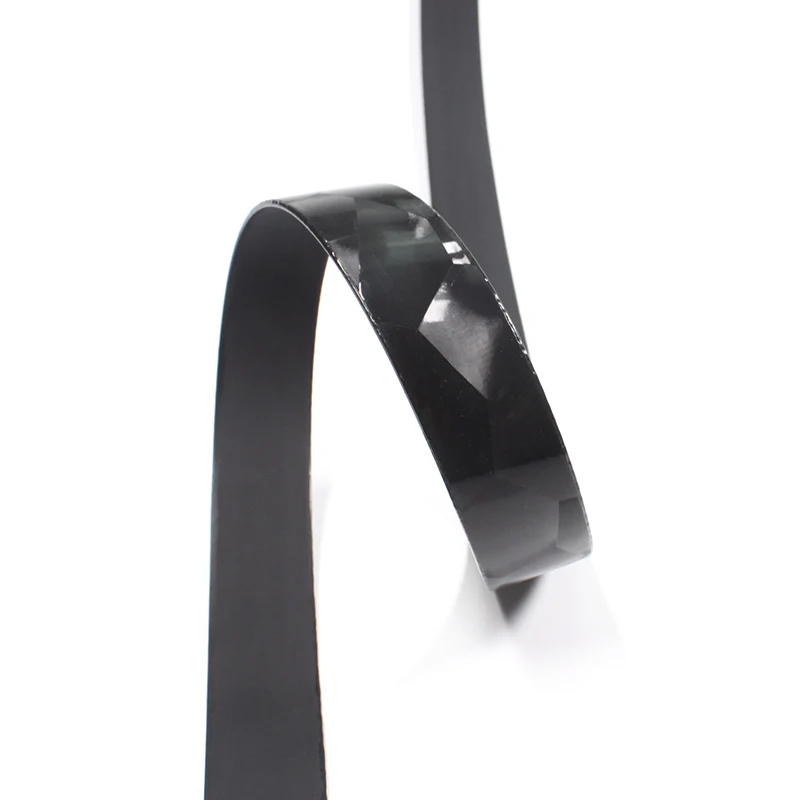 Factory Wholesale Black Eco-Friendly Embossed TPU / PVC Plastic Coated Webbing