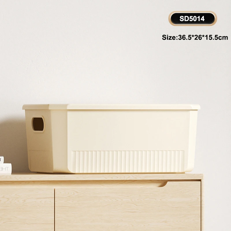 Wholesale Eco-friendly Home-use Plastic Box Storage Bins Exquisite Multi-purpose Organizer Box with Lid