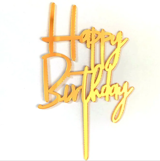  Birthday Cake Decoration Acrylic Topper