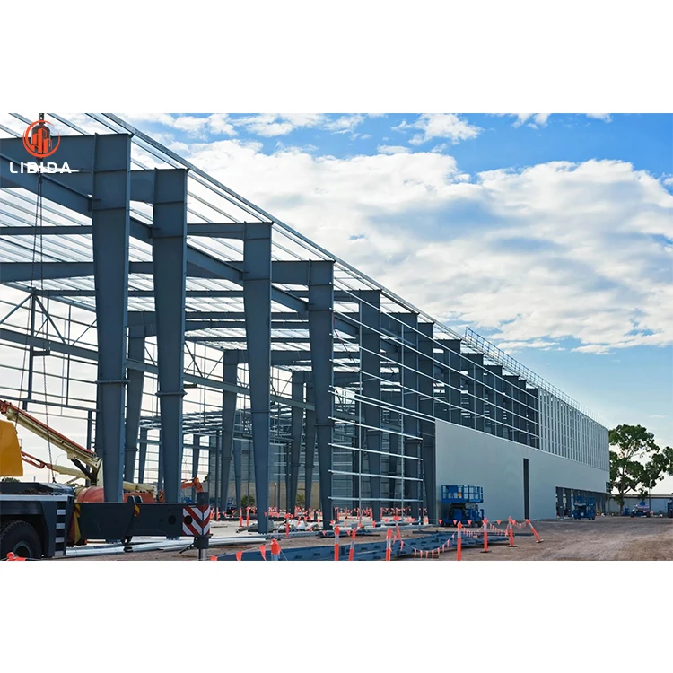 Prefabricated Steel Structures Commercial Building / Steel Construction building Multi-storey Commercial Building