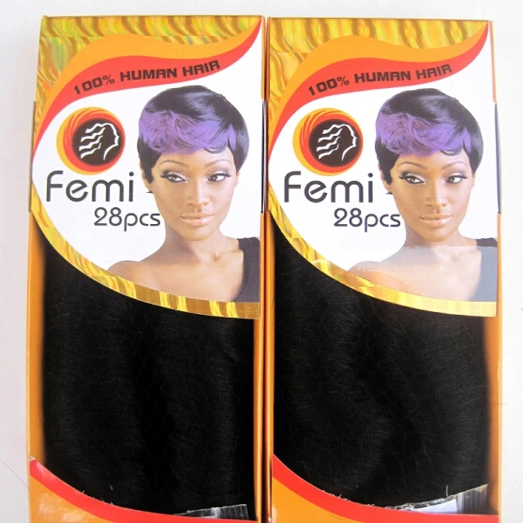 
Wholesale Indian hair 27 28 pieces femi human hair weaving with closure and stocking femi hair collection 3