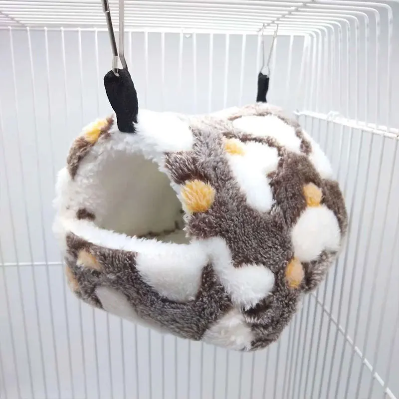 Warm Pet House Cage For Hamster Accessories Small Animal Nest Soft Comfort Squirrel Nest Guinea Pig House Rodent Hedgehog Bed