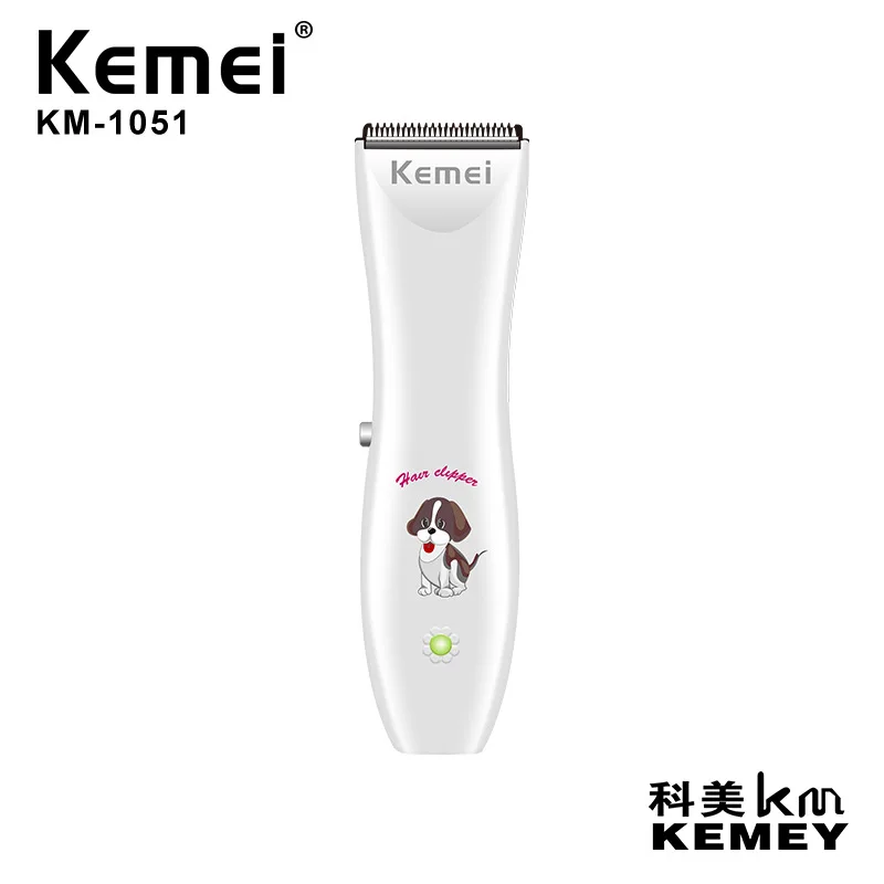 
Kemei hair clipper KM-1051 carbon steel blade professional noise reduction all kinds of pet hair clippers can be used 