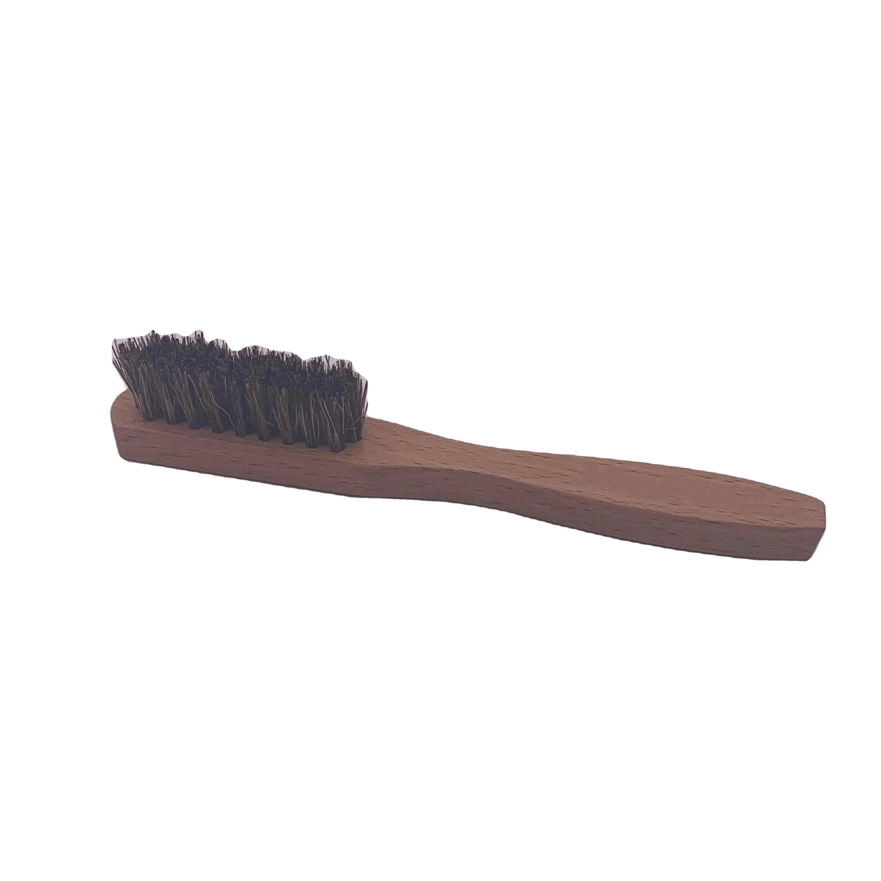 Factory wholesale small wild pig bristle shoe brush Shine Polish Buffing Soft Shoe Brush Cleaning Brush