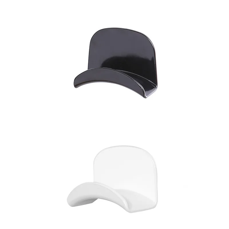 Single-Tier Plastic Coat Rack Hook Wall Hanging Bag Headset Holder for Home Multifunctional Design for Silk Scarf Tie Storage