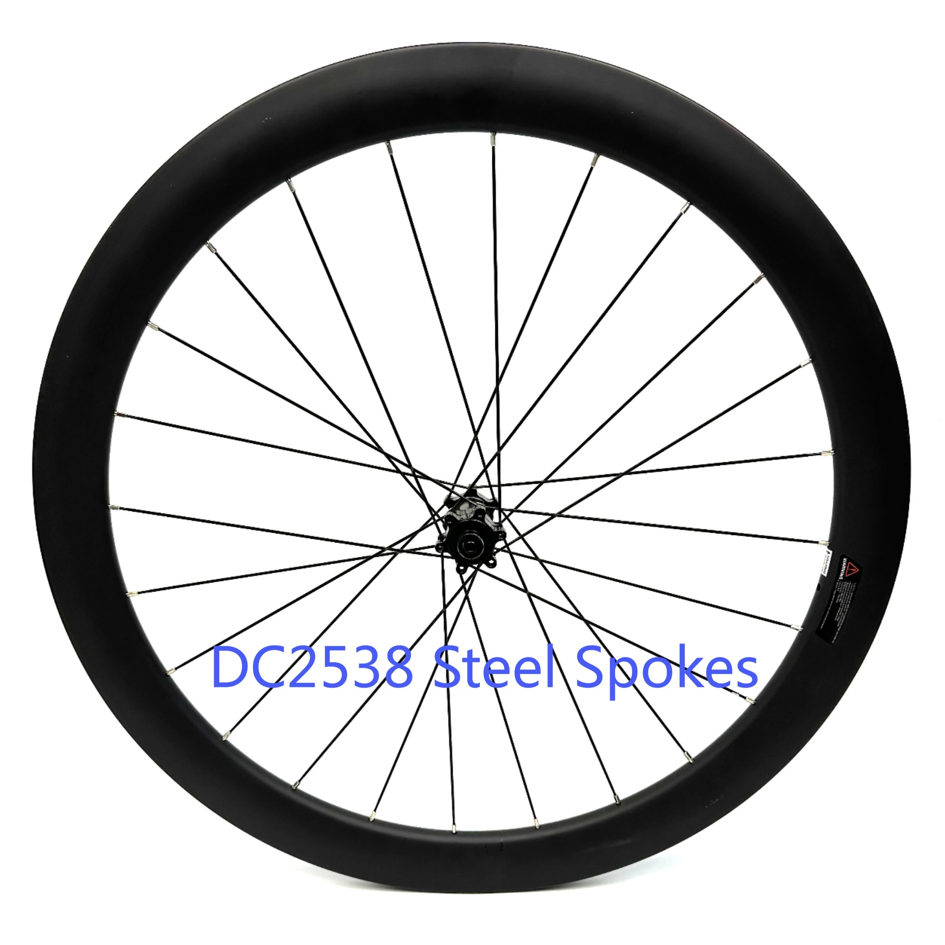 700c Outdoor Road Cycling  lightweight  Carbon Fiber Bicycle WheelSet Steel Spoke Hub Depth38mm  Carbon Rim Disc Brake bike