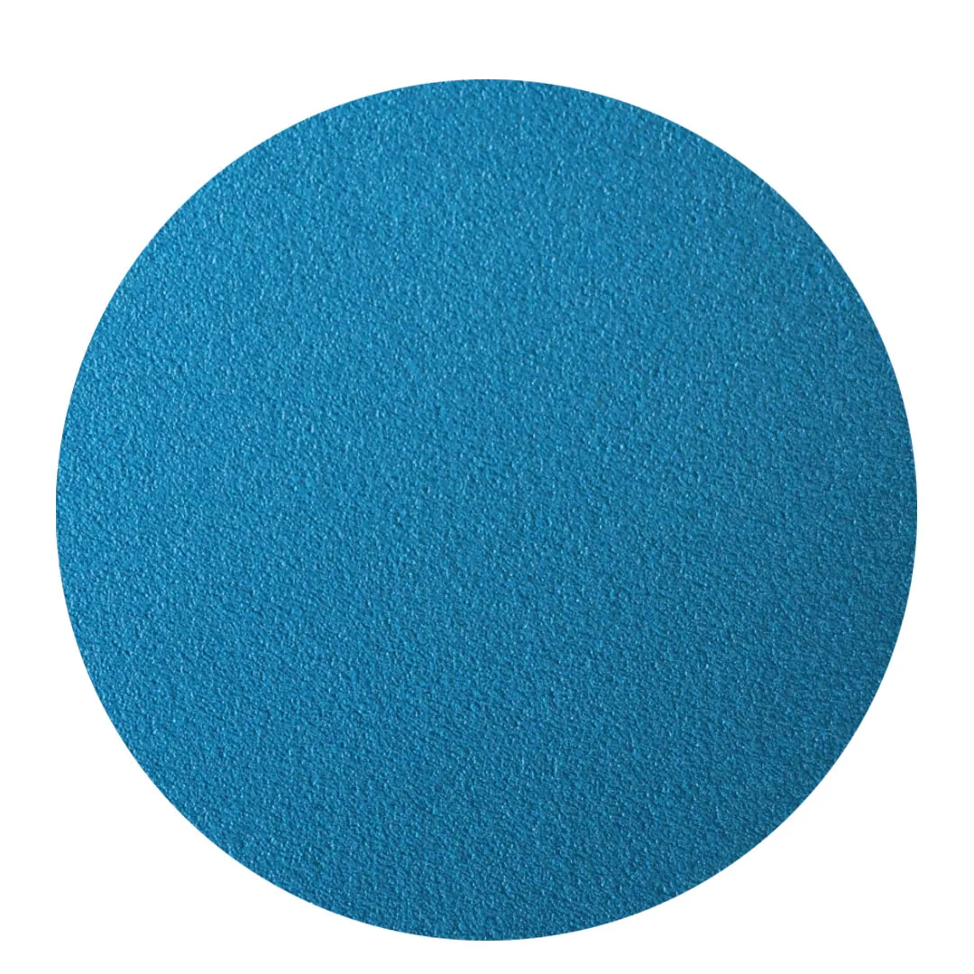 Blue 150mm Sand Paper Abrasive Disc With Hook and Loop Backing for Metal Wood Polishing Round Shape Customizable OEM Options