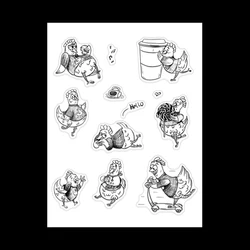 Cartoon Poultry Anime Chicken Shape Diy Die Scrapbook Metal Cut Clear Silicone Stamps