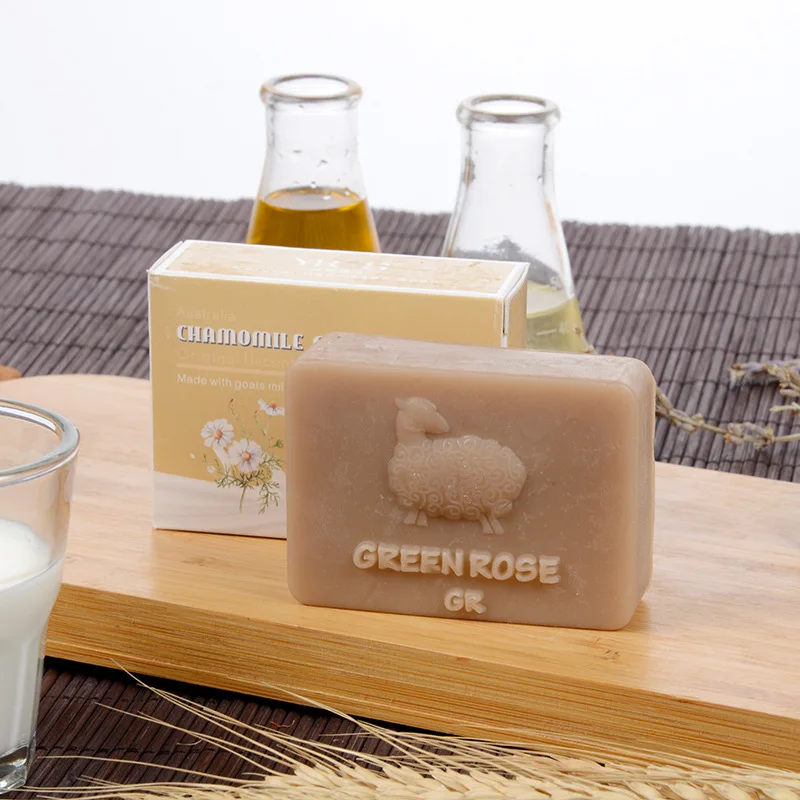 Wholesale Face Care Body Bath Acne Soap Moisturizing Whitening Goat Milk Handmade Soap