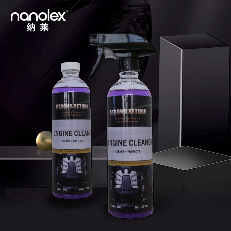 Nanolex 102 оригинальный производитель легко очищающий фантастический очиститель двигателя удаление масла детализирующее покрытие автомобиля спреи для