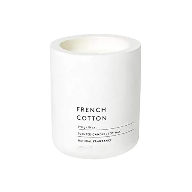 10 унций, оптовая продажа, изготовленный на заказ, матовый бетонный ароматизированный подсвечник с крышкой, цилиндрический подсвечник, цемент