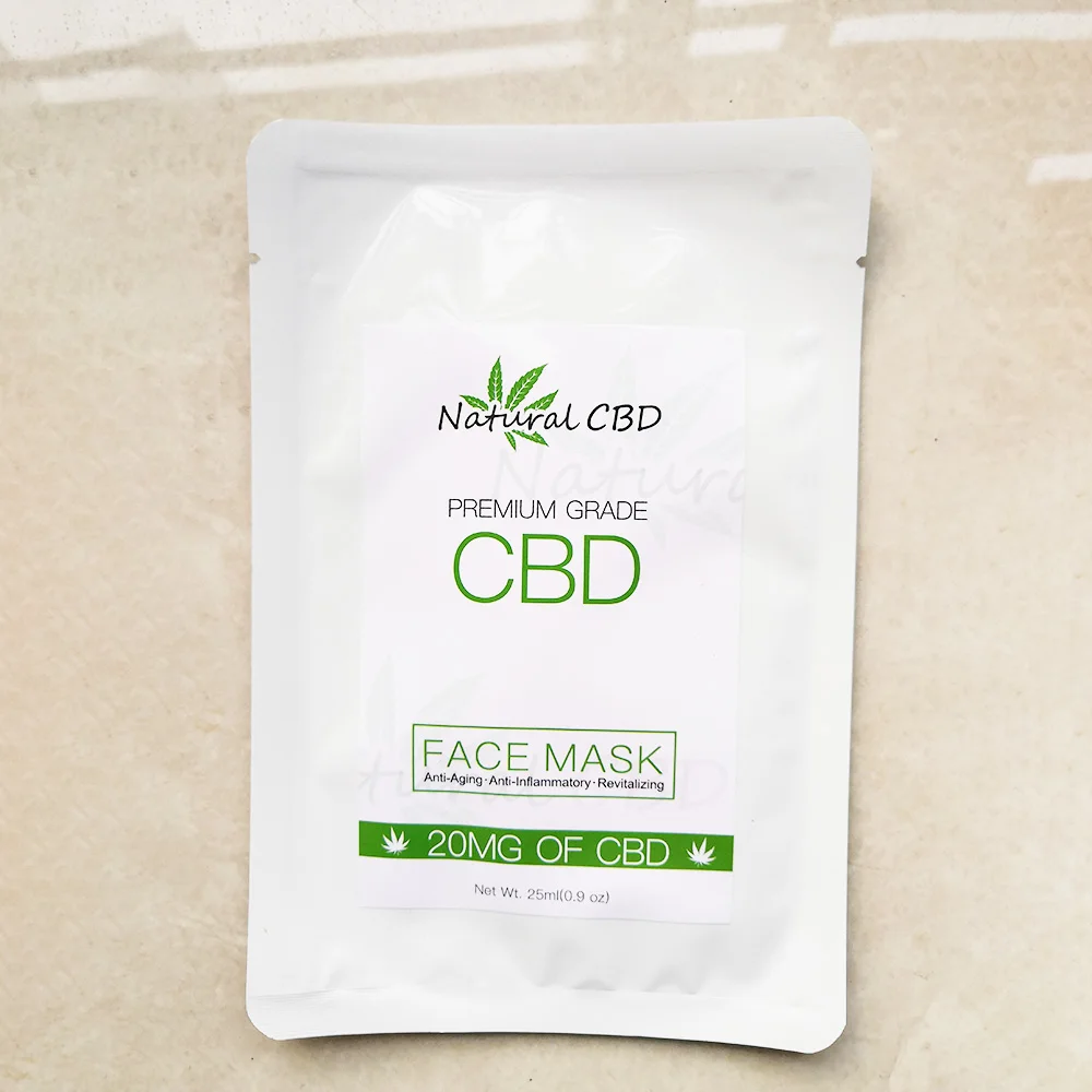 Китайский завод в наличии глубоко увлажняющая маска для удаления акне cbd 2021 лица