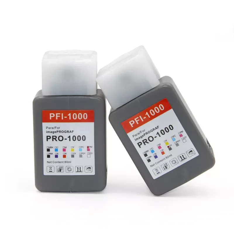 For Canon Pro1000 Pro 1000 PRO-1000 12 Colors 80ML PFI1000 PFI 1000 CAN PFI-1000 Pigment Ink Cartridge