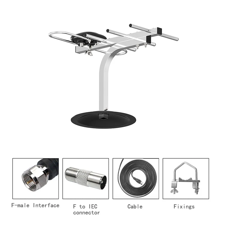 Aluminum Free Channel Tv Antena Rv Unlimited 4K Best Indoor Antenna Digital Tv Digital Hdtv TV Antenna For Wholesales