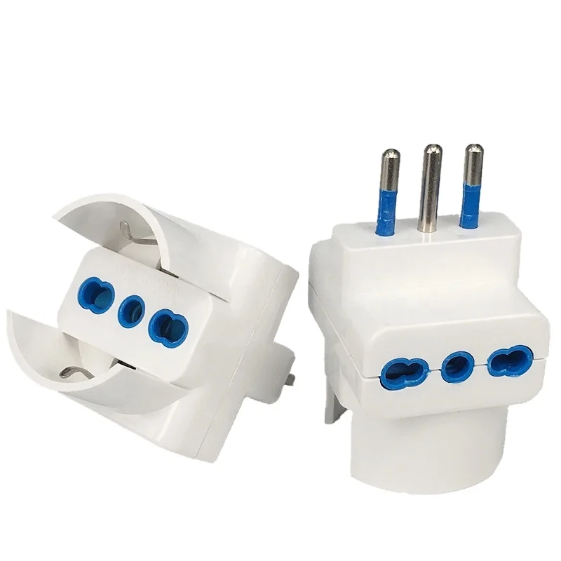 2022 Industrial Socket Plug for Italy electric conversion power plug adapter one output 3port 16A250V EU Socket