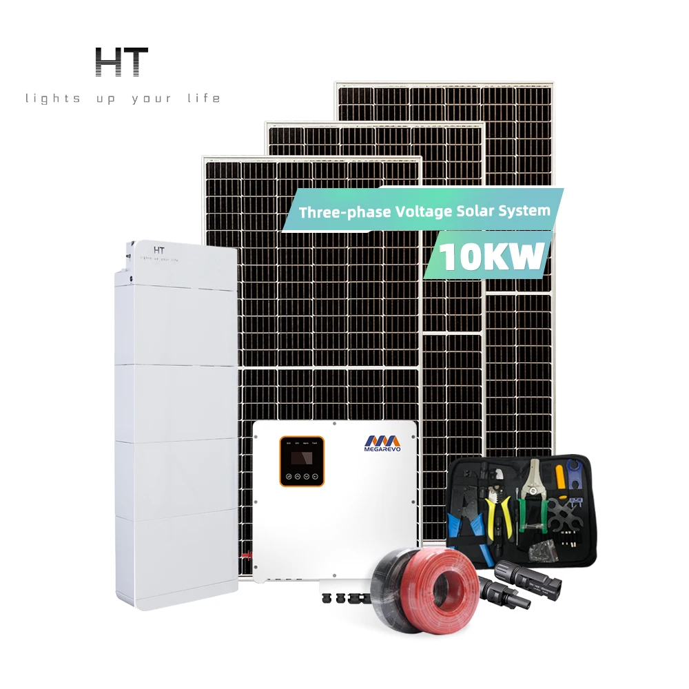 Complete Set Solar Energy power storage System 5KW 6KW 8KW 10KW off grid solar panel electric power generation kit