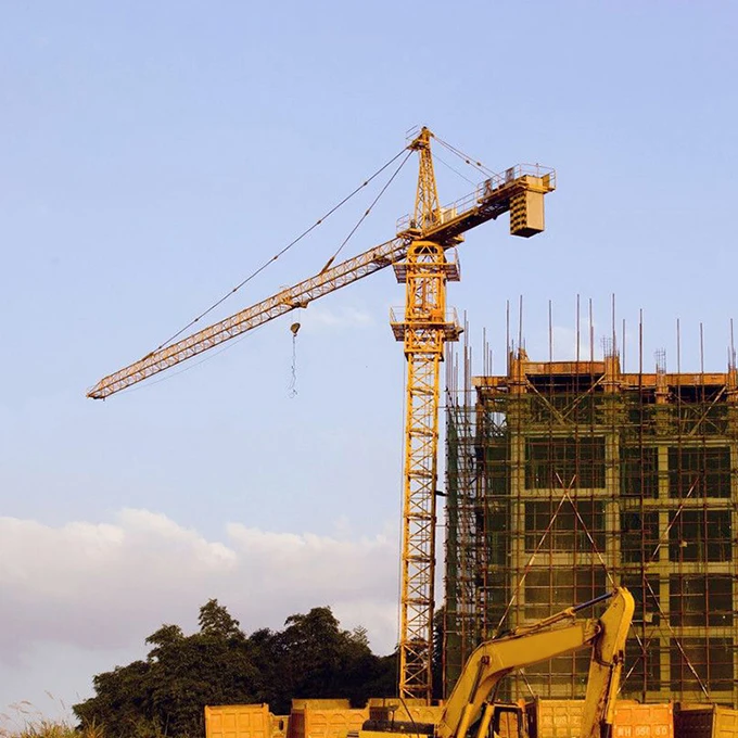 Б/у 8t / 10t pt6516 65m длина стрелы, Лидер продаж, башенный кран с плоской головкой, изготовленный в Китае, с высокой производительностью