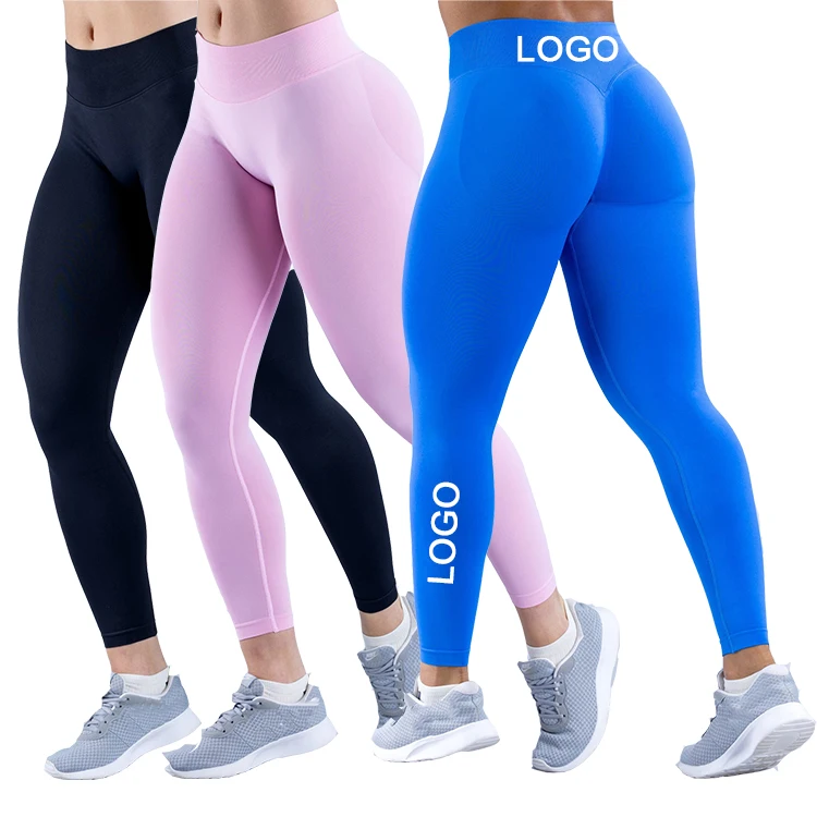 XS-XL женские спортивные Леггинсы с логотипом