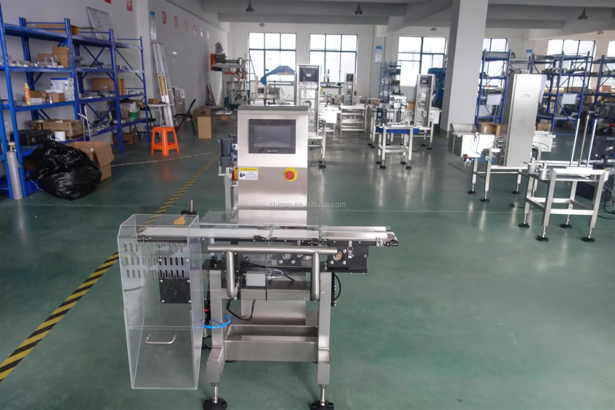 High quality automatical check weigher for food nut accurate weigh checking machine