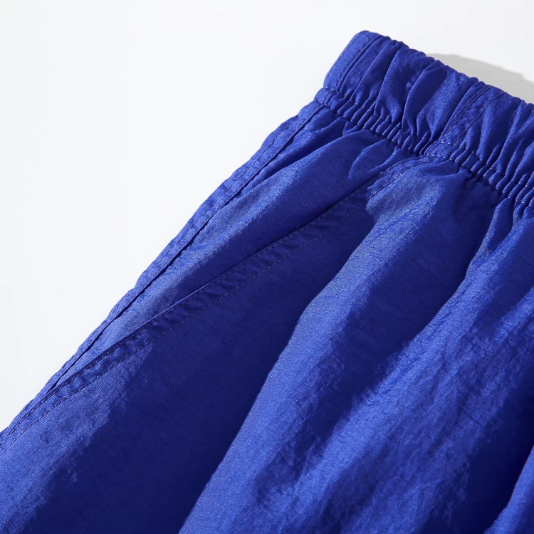 Adjustable Mens Cargo Blank Nylon Short Men Blue Custom Shorts Pants With Pockets