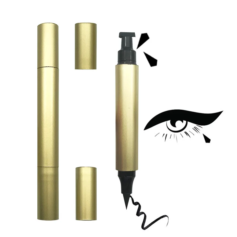 double head makeup liquid eyeliner with fashion waterproof lasting eye liner pencil  liquid eyeliner