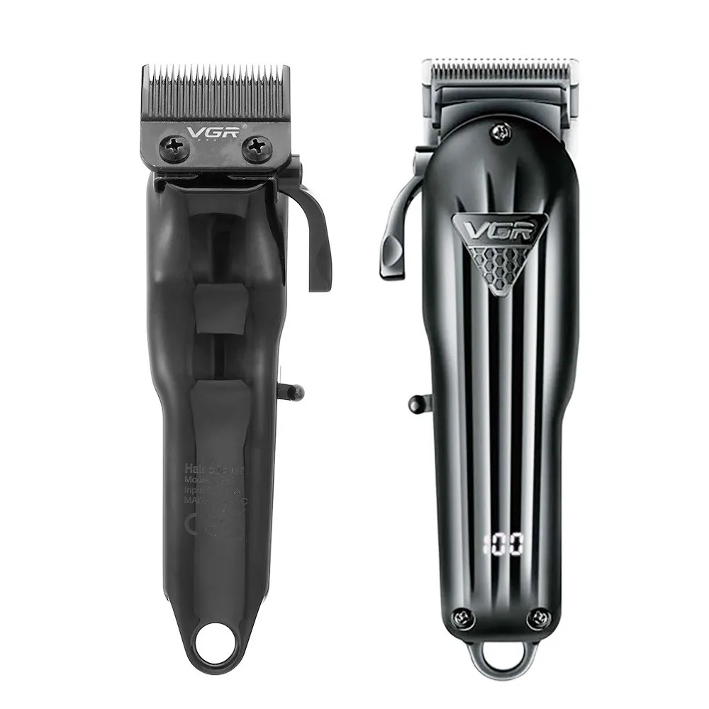 VGR V-282 Rechargeable Hair Clipper Hair Trimmer For Men Shaver Hair Cutting Machine Barber Accessories Cut Machin Beard