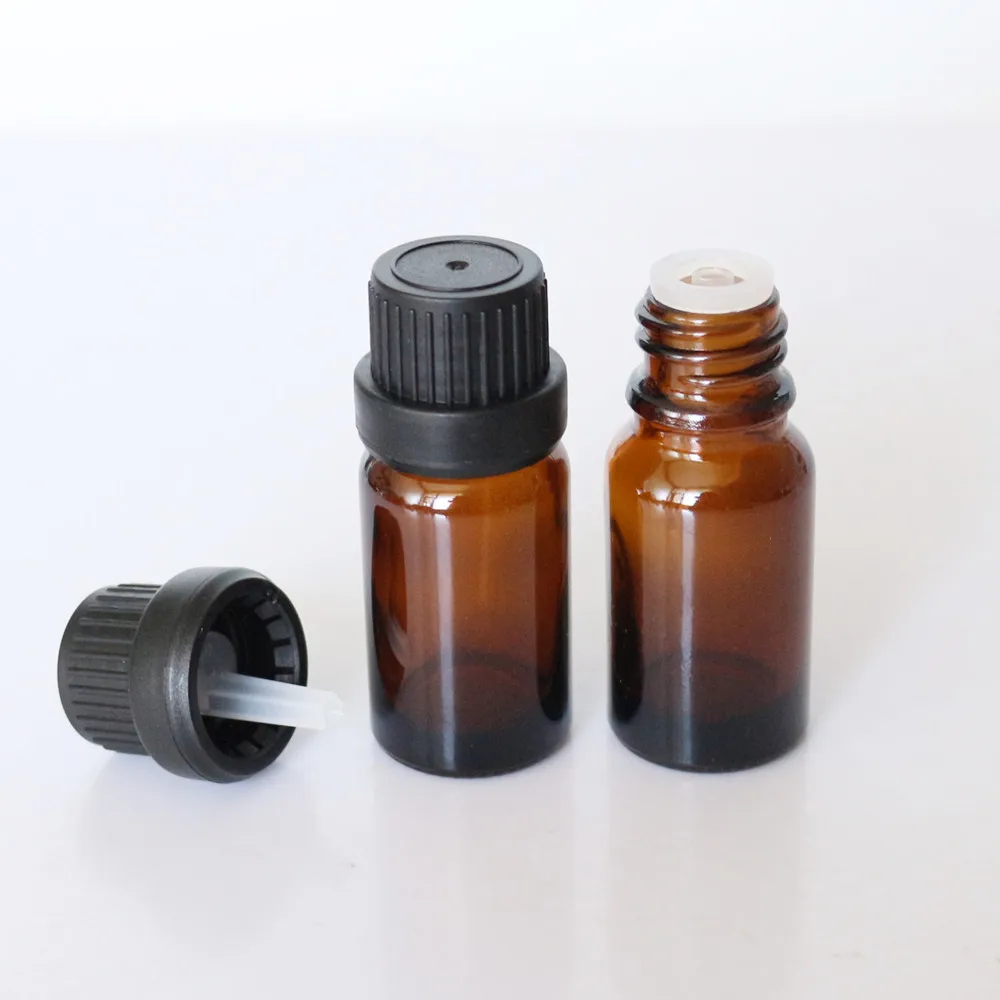 China Wholesale Essential Oil Dropper Bottle 10ml Tea Tree Essential Oil Clear Glass Dropper Bottle Cap Essential Oil Bottle