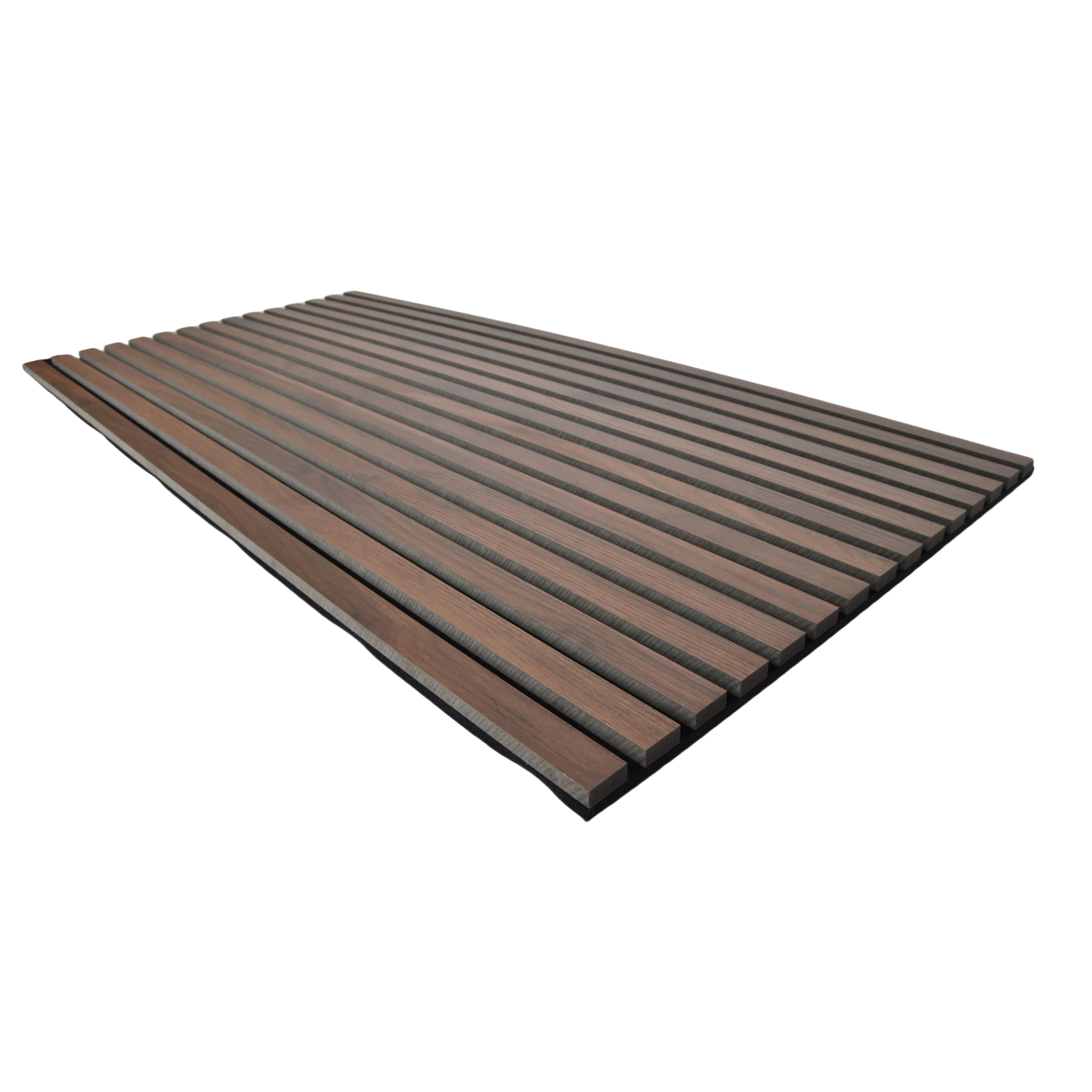 Soundproof Function Eco friendly Wood Slat Acoustic Panels with High NRC for Modern Fashionable Design Office