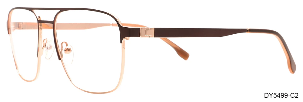 custom made big square stainless steel optical glasses frame for mans